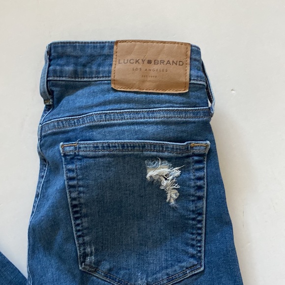 Women’s Lucky Brand Mid Rise Super Skinny Ava Jeans Size 6/28 - Picture 3 of 14